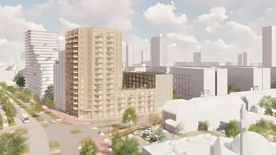 Nieuw wooncomplex in Eindhoven krijgt 52 meter hoge toren met 16 verdiepingen, laatste project Emmasingelkwadrant