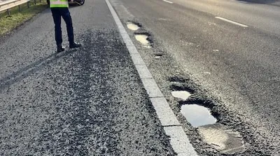 A270 bij Nuenen dicht door spoedreparatie aan asfalt