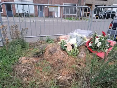 Bloemen gelegd op plek van fietsongeluk: meisje (10) komt om het leven