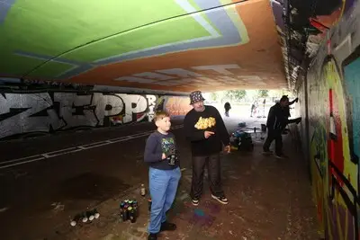 Old School Graffiti schrijvers eren Zepp in de Berenkuil