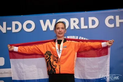 Jersey haalt twee keer goud op WK taekwondo