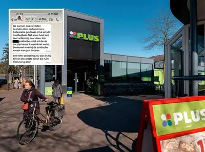 Directie Plus blundert: appjes per ongeluk openbaar met pijnlijke beschuldiging aan lokale ondernemer