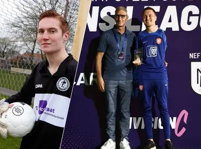 Eddy Neggers, keeper Nederlands amputatieteam, wil meer na vierde plek in Nations League: ‘Het WK is nog wel iets wat we mee willen maken’