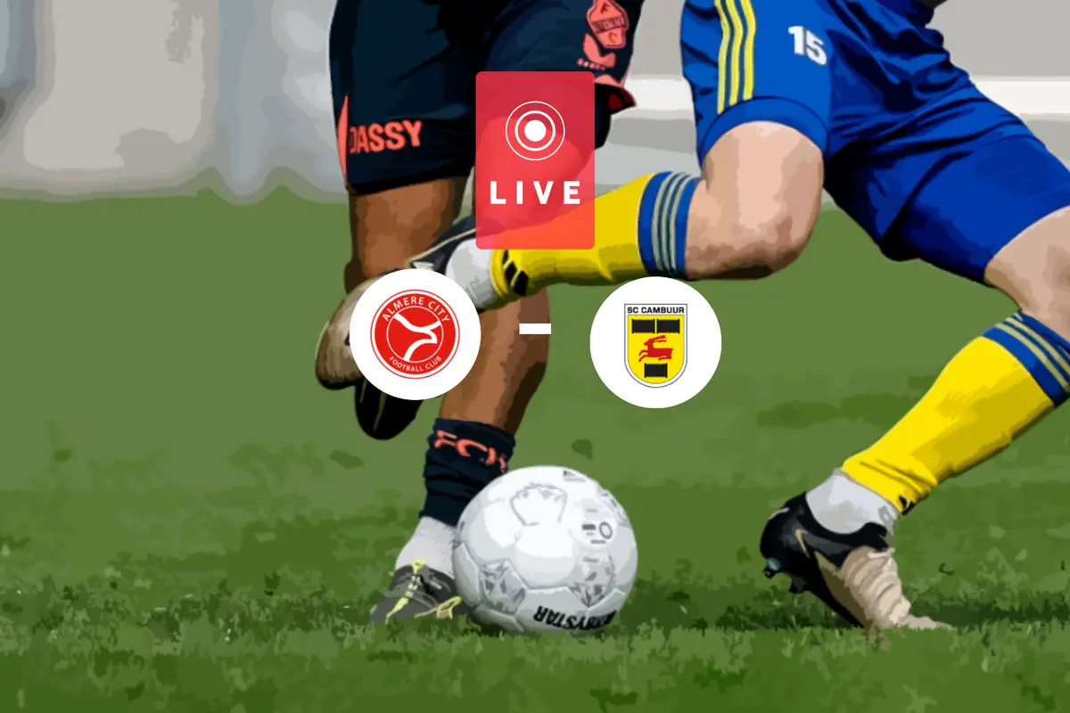Koploper SC Cambuur op bezoek bij Almere City. Volg de wedstrijd in ons liveblog