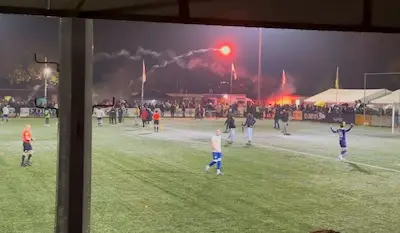 Zwak FC Eindhoven blameert zich in slotminuut van verlenging bij HSV Hoek en vliegt uit de beker