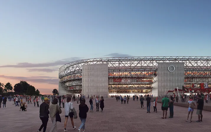 Definitieve streep door locatie Feyenoord City