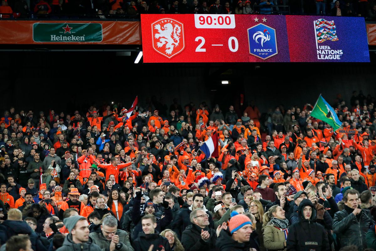 Oranje speelt tegen Polen en Wales in De Kuip
