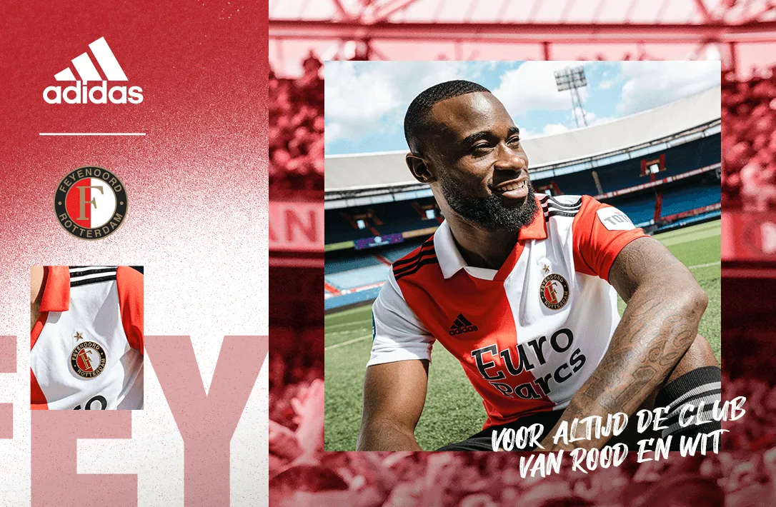 Feyenoord presenteert nieuw thuisshirt