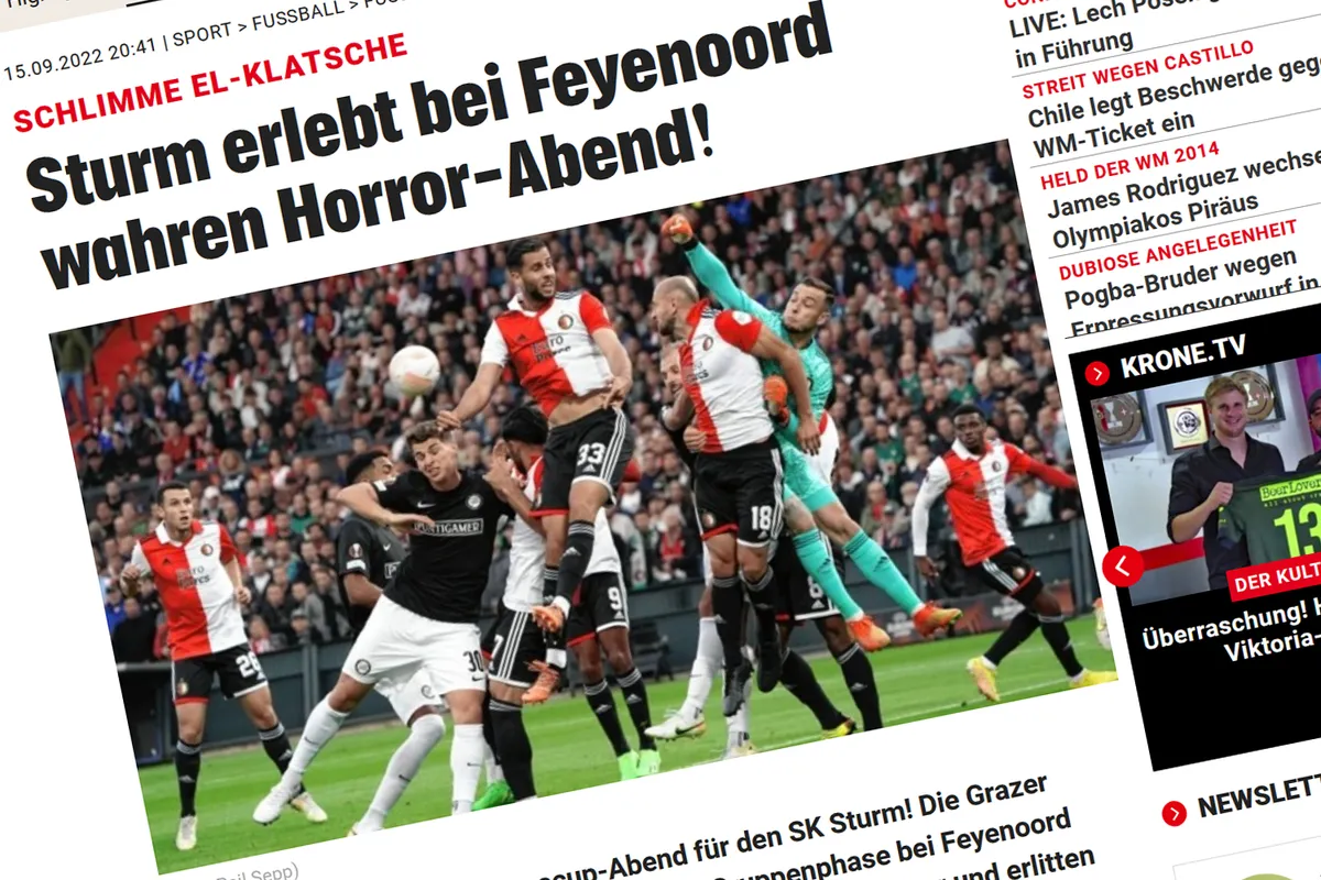 Oostenrijkse media spreken van horroravond na historische vernedering