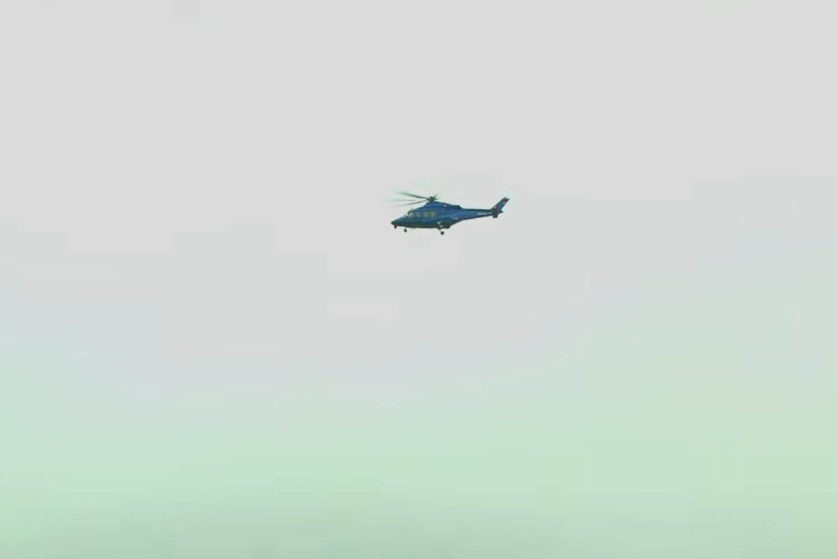 Helikopter verstoort livestream: derde doelpunt valt buiten beeld
