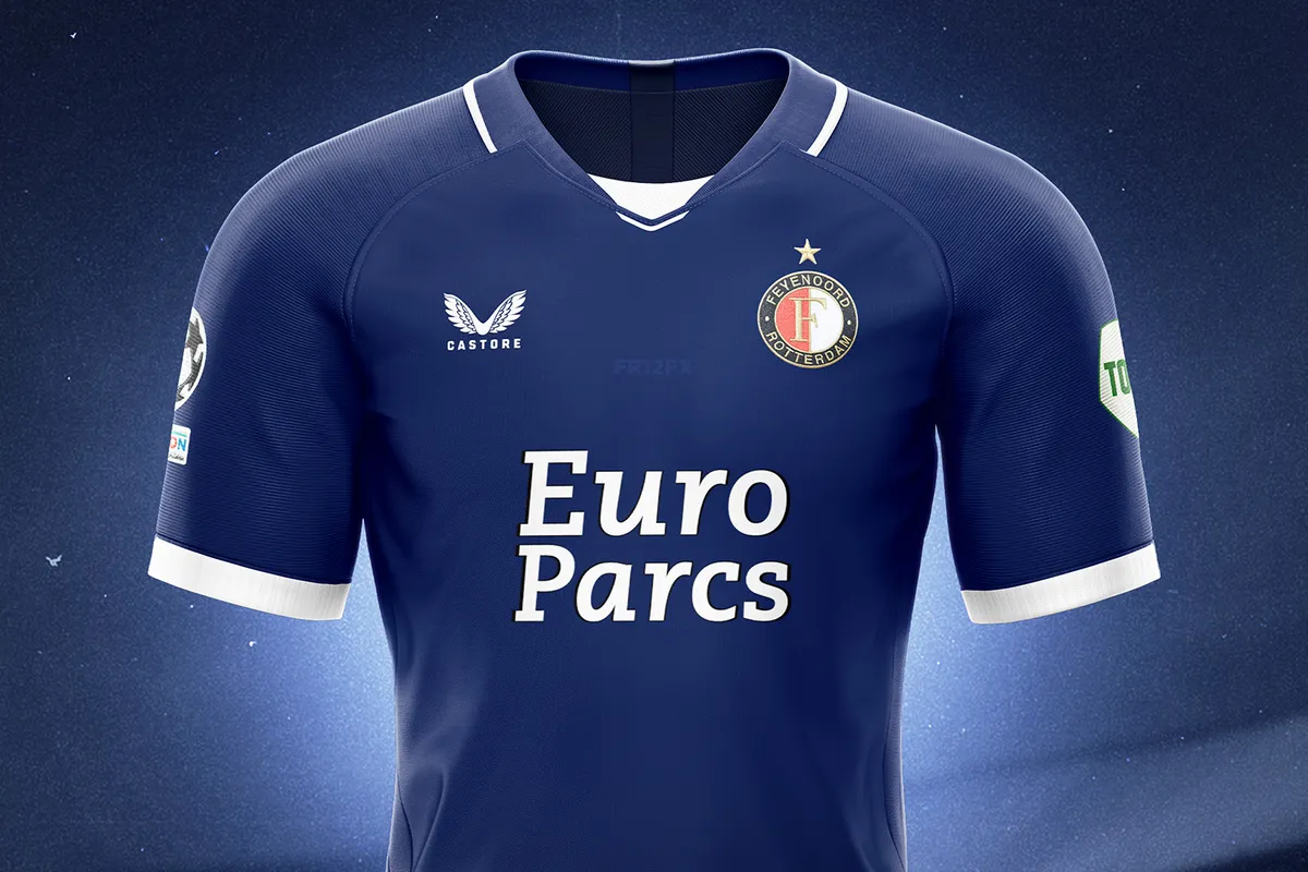 Gaat dit het nieuwe uitshirt van Feyenoord worden?