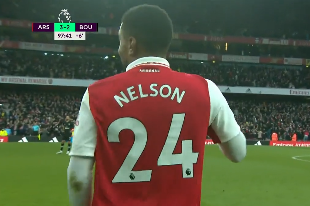 Nelson maakt winnende voor Arsenal in minuut 98