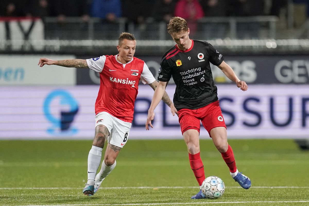 Eredivisie: Excelsior pakt in slotfase punt tegen AZ