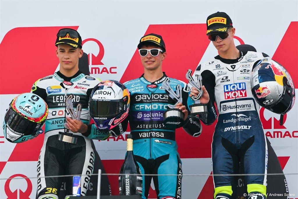 Moto3-coureur Veijer tweede in Japan, wereldtitel voor Alonso 