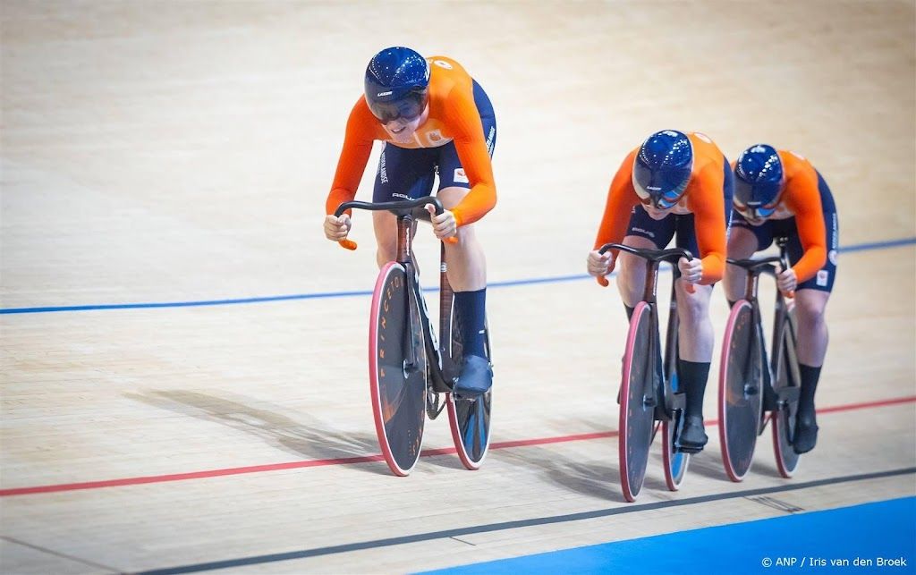 Eindelijk medaille voor trio teamsprintsters op WK baanwielrennen