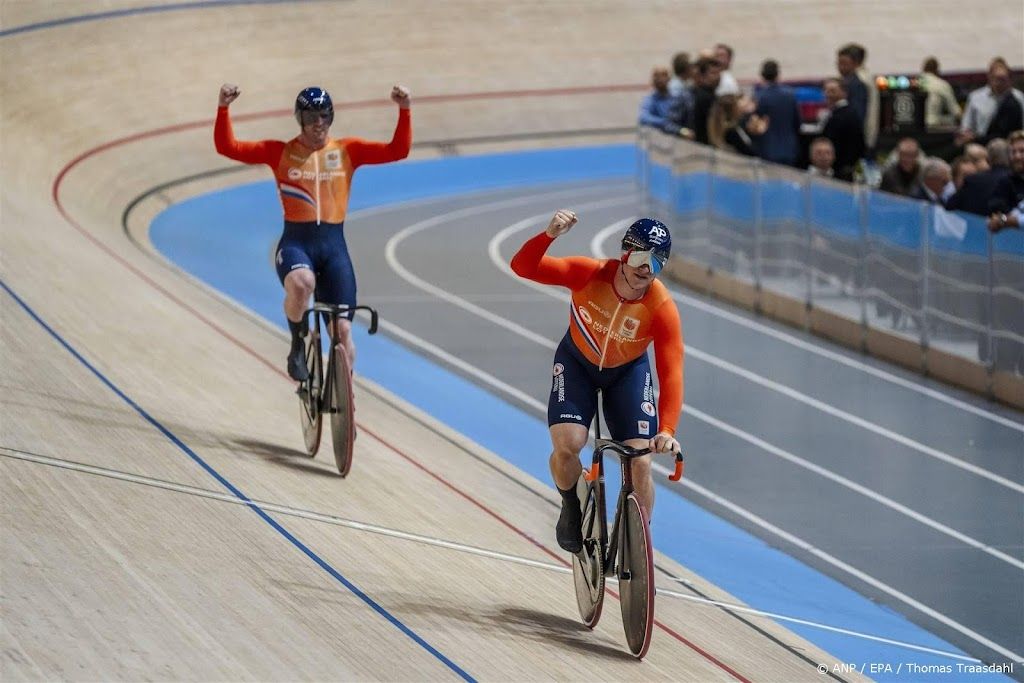 Lavreysen en Hoogland naar halve finales keirin op WK baan