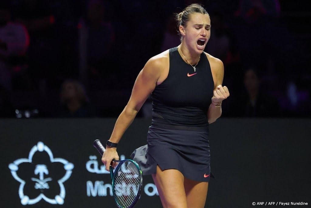 Sabalenka na zege op Paolini naar laatste vier WTA Finals