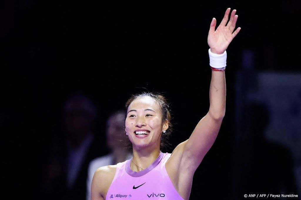 Chinese tennisster Zheng naar laatste vier op WTA Finals