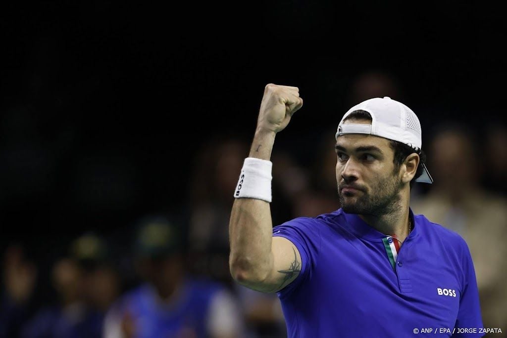 Berrettini zet Italië op voorsprong tegen Australië in Davis Cup 