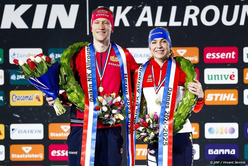 Snellink verrast zichzelf met eerste Nederlandse allroundtitel