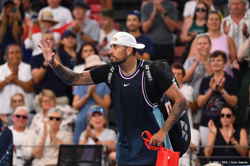 Tennissers Kyrgios heeft fysieke twijfels voor Australian Open