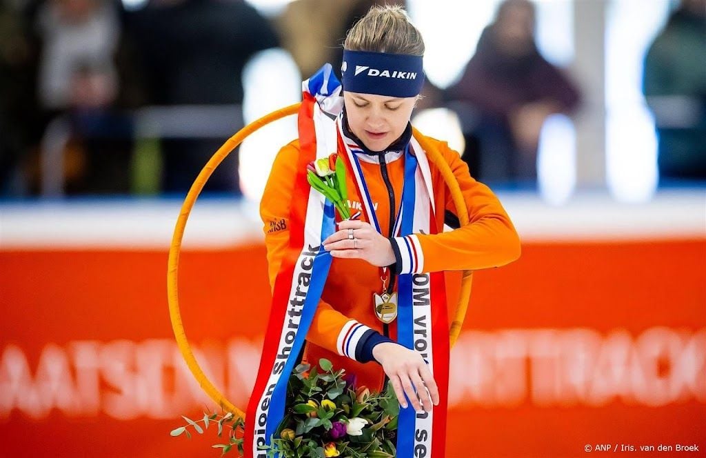 Van 't Wout en Velzeboer pakken drie titels bij NK shorttrack