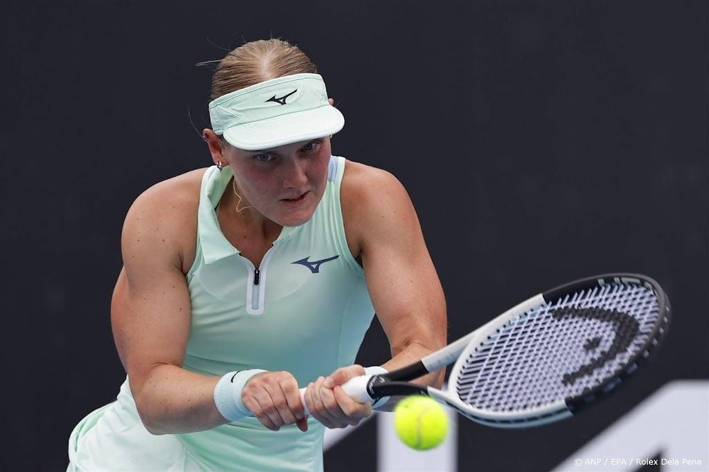 Tennisster Suzan Lamens strandt in tweede ronde Australian Open