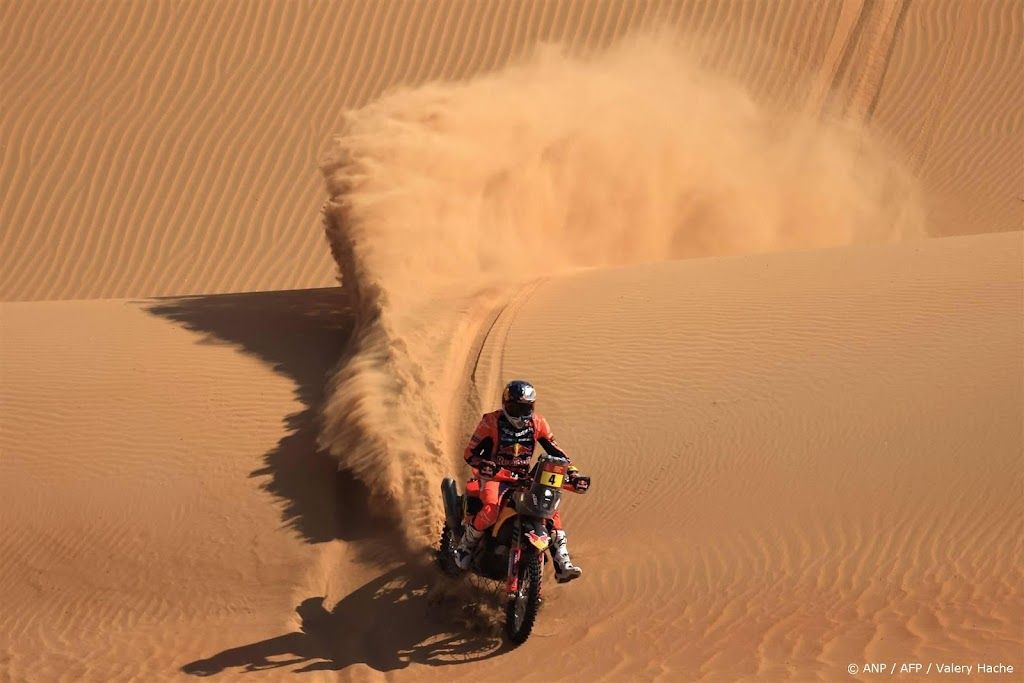 Sanders heeft eindzege Dakar Rally bij motoren voor het grijpen