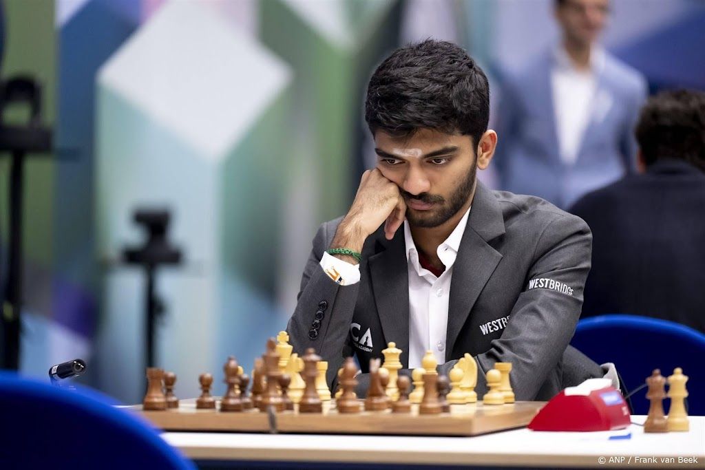 Gukesh blijft leider in Tata Steel Chess na winst op Warmerdam