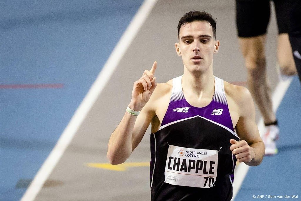 Chapple verbetert 22 jaar oud Nederlands record 800 meter indoor