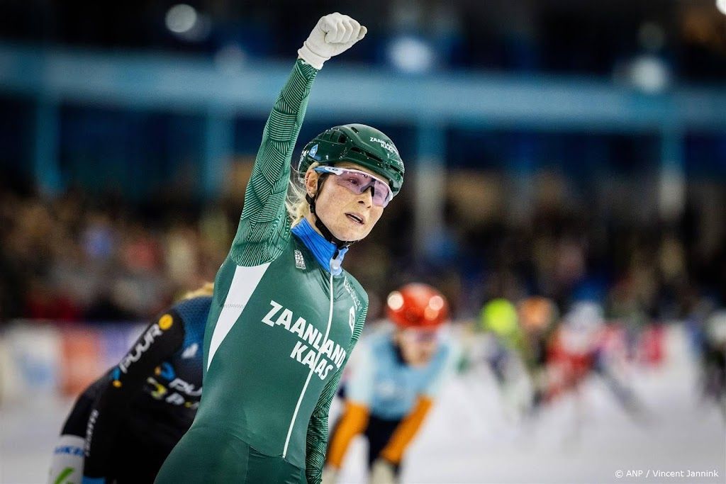 Schaatsster Groenewoud wint massastart in Milwaukee