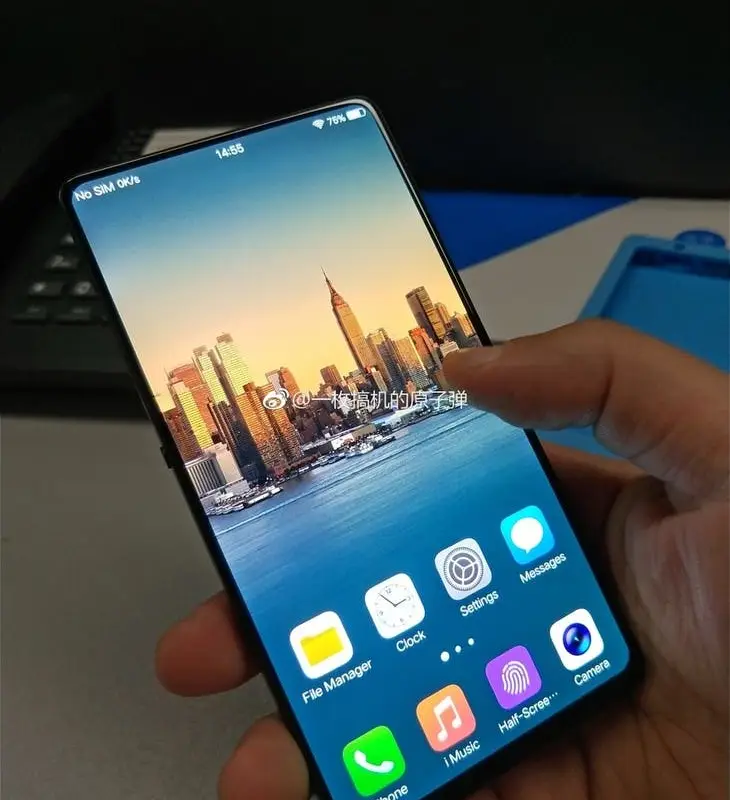 A Mysterious VIVO Phone With a 100% Screen Ratio Leaked On Photos