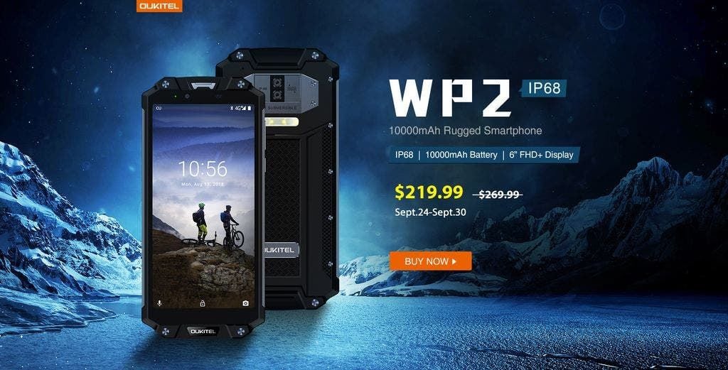 New rugged OUKITEL WP2 is out in global presales for $219.99