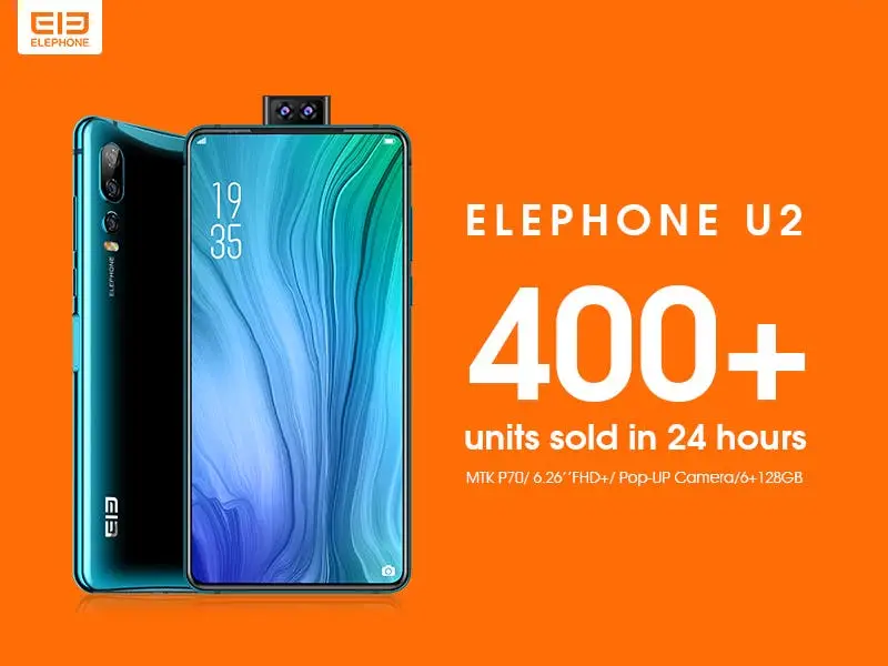 Last chance to get the $50 coupons for the new ELEPHONE U2
