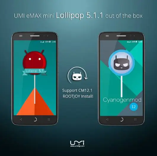 UMi promise Android 5.1.1 and CM12.1 on eMAX Mini, but where is 5.1 for the eMax?