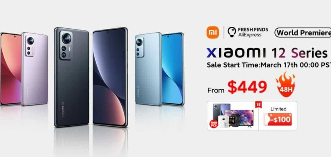 First sales for the global Xiaomi 12 are up on Aliexpress !