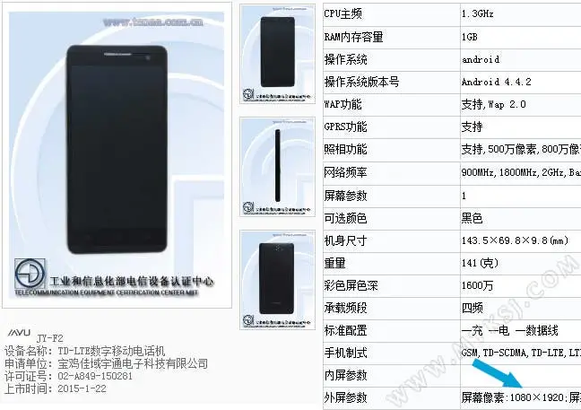 Could the JiaYu F2 actually have a MT6732 SoC?
