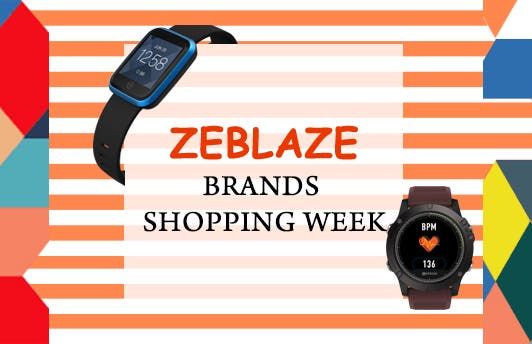 Zeblaze Brand Shopping Week Begins on AliExpress- Up to 79% Off