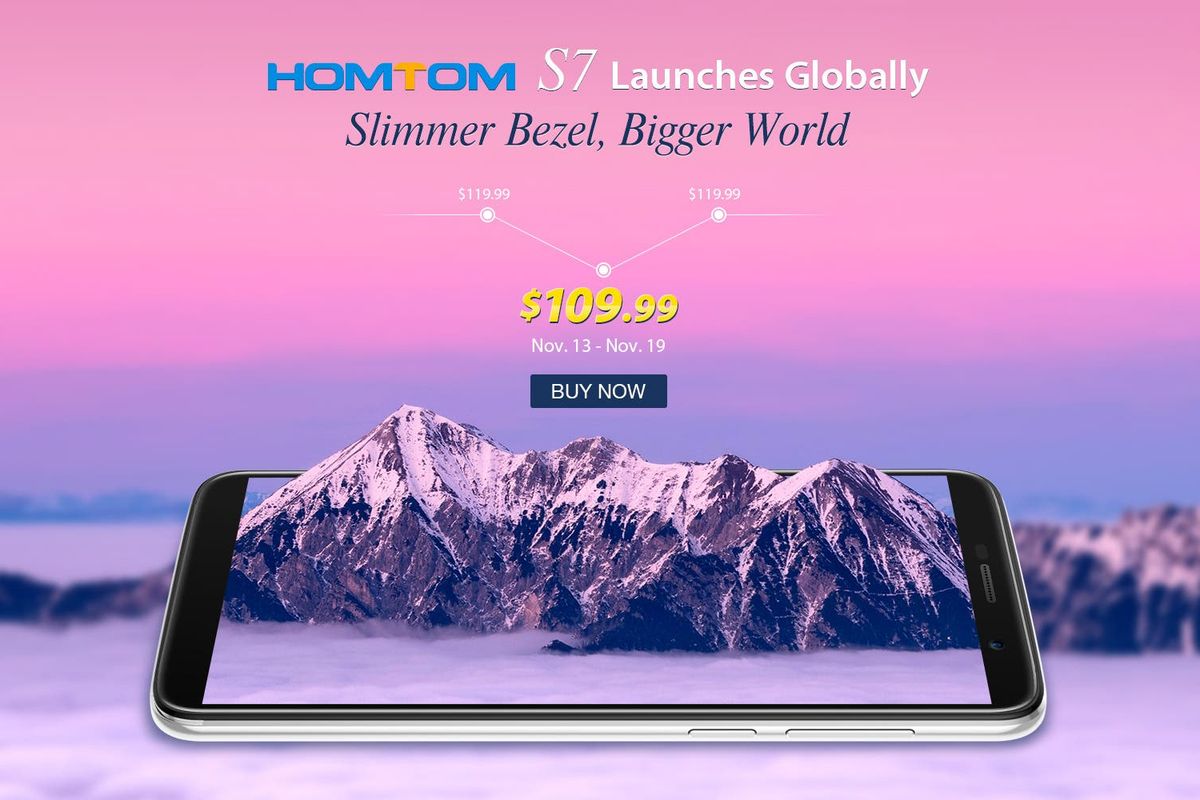 HOMTOM S7 5.5’’ Full Display Phone Presales Kick Off at $109.99