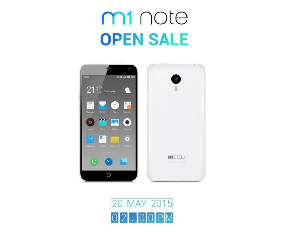 Meizu m1 note heads to India on 20th May