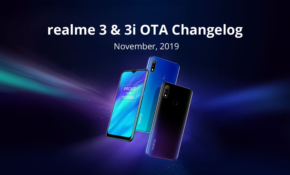 Realme 3 and 3i updated with Dark Mode and November security patch