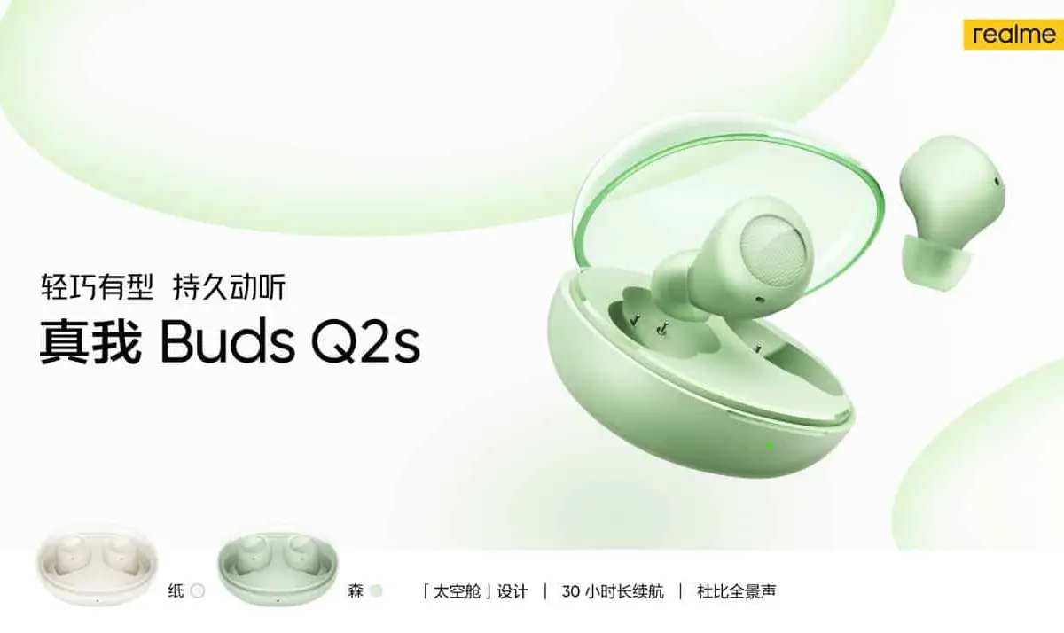 Realme Buds Q2s TWS Earphones India Launch Timeline & Colors Tipped