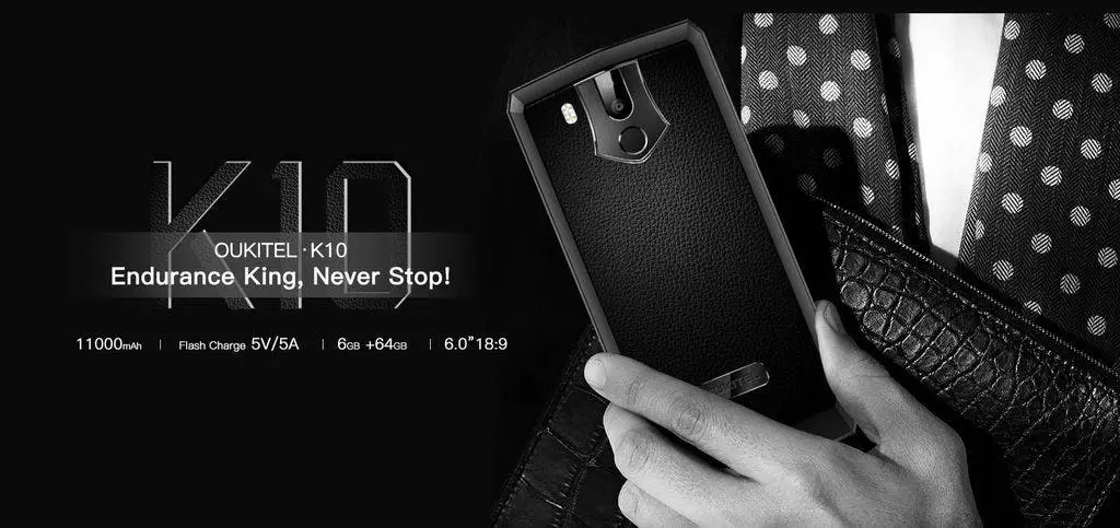 Oukitel will be releasing new 11.000 mAh battery monster K10 soon