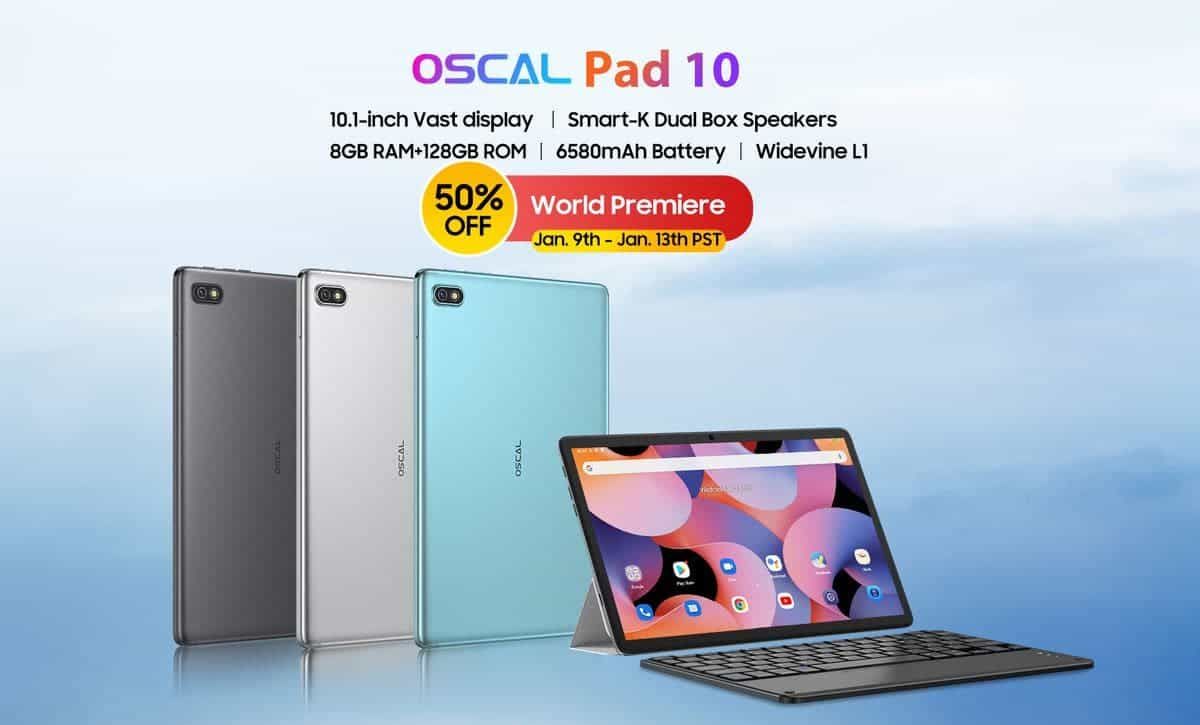 50% off ! OSCAL Unveils Oscal Pad 10 at Aliexpress for only $129.99