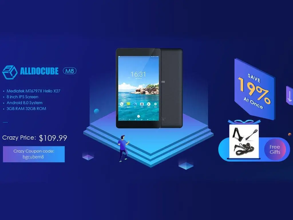 ALLDOCUBE brand sale on Banggood kicked off today