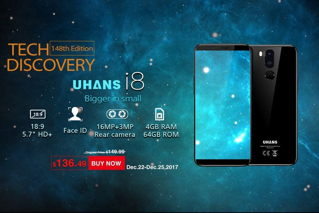 Get the UHANS i8 for a super low price on Aliexpress