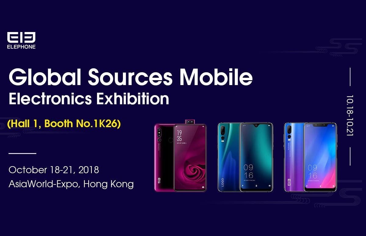 Elephone Bringing A Water-Drop Notch Phone & More at the Upcoming Global Sources Fair