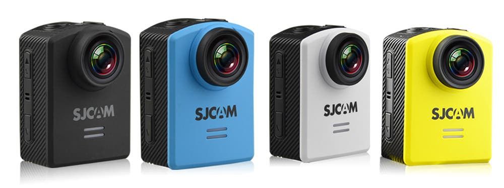 The SJCAM M20 action camera has an unorthodox form factor