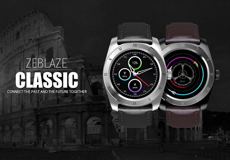 Zeblaze Classic smartwatch with circular display presale offer