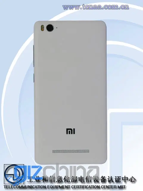 Snapdragon 808 powered Xiaomi Mi4C shows up at TENAA, priced around $251
